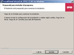 Preparando la instalacion de SPSS