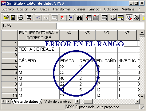 Error a Definir el Rango de importacion del archivo de Excel - Importar informacion desde Excel